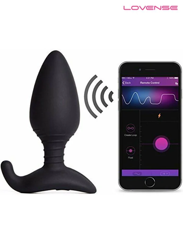 LV1004 Lovense HUSH App Controlled Anal Plug 1.75" - Görsel 1