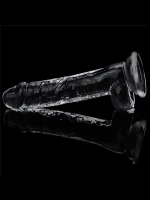 Flawless 7.5'' Clear Jel Dildo 19 cm - Görsel 5