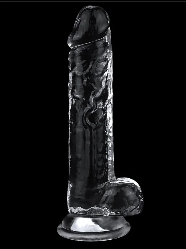 LV310016 Flawless 7.5'' Clear Jel Dildo 19 cm - Görsel 1