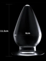 Flawless 4.5'' Clear Anal Plug - Görsel 2