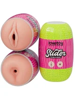 LoveToy Slider Double-Ended Anal ve Vajina Mastürbator - Görsel 2