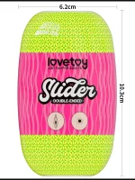 LoveToy Slider Double-Ended Anal ve Vajina Mastürbator - Görsel 3