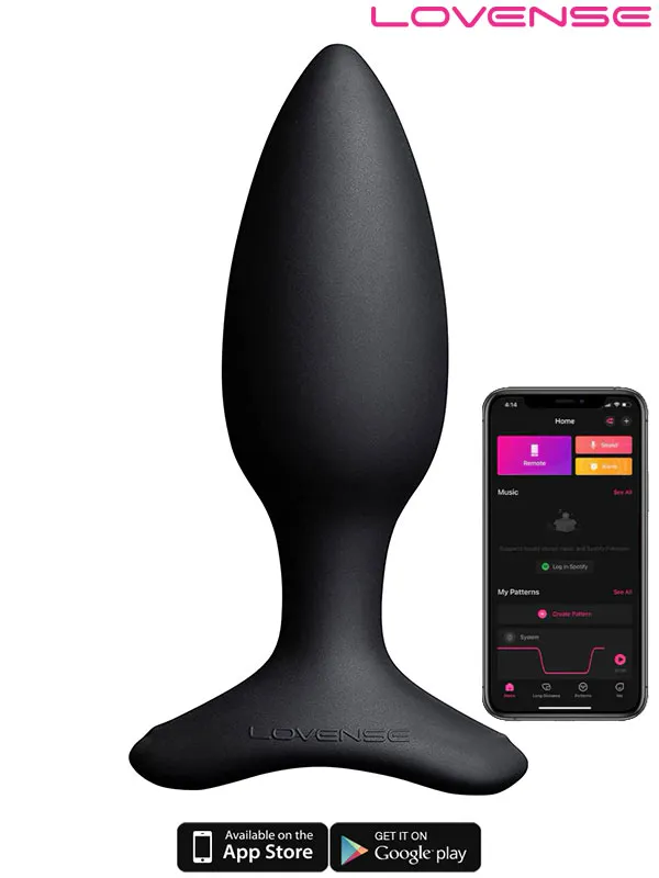 LVHS2-1-5 Lovense HUSH 2 Anal Plug 1.5" App Controlled - Görsel 1