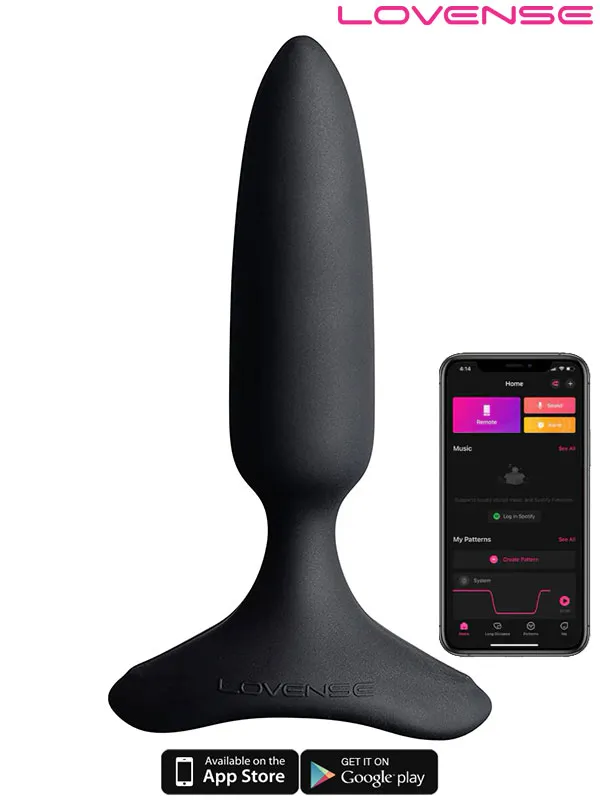 LVHS2-1 Lovense HUSH 2 Anal Plug 1" App Controlled - Görsel 1