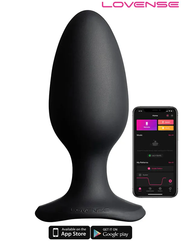 LVHS2-2-25 Lovense HUSH 2 Anal Plug 2.25" App Controlled - Görsel 1