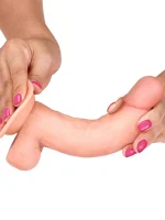 8" Dual Layer Oynar Derili Realistik Penis 20 cm - Görsel 4