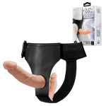 Belden Bağlamalı Çift Taraflı İçi Dolu Strapon Penis - Görsel 18