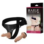 Belden Bağlamalı İçi Dolu Çift Strapon Penis - Görsel 15
