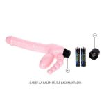 Çift Taraflı Strapon Belden Bağlamalı G-Spot Vibratör Anal Plug - Görsel 6