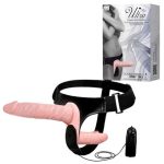 Double Belden Bağlamalı Anal Plug ve Realistik Titreşimli Penis - Görsel 8