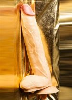 30 cm Gerçekçi Ekstra Uzun & Kalın Dildo Penis - King Sized - Görsel 8