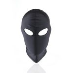 Fantezi Fetish Maske Spandex Siyah - Görsel 6