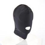 Fantezi Fetish Maske Spandex Siyah - Görsel 7