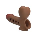 Hava Yastıklı Premium Melez Rengi Silikon Penis Kılıfı - Tyronn - Görsel 7
