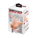 Kendinden Kayganlaştırıcılı Realistik Yarım Erkek Vücutlu Penis 19 cm - Görsel 6
