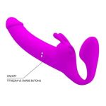 Manyetik USB Şarjlı Klitoris Darbe Modlu Çift Taraflı Strapon Teknolojik G-Spot Vajinal Vibratör - Zanini - Görsel 6