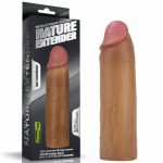 Nature Extender 4.5 cm Dolgulu Penis Kılıfı Premium Silikon Kılıf Melez - Görsel 7
