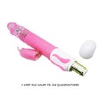 Oynar Başlı Klitoris Uyarıcılı Teknolojik Tavşan Vibratör Penis - Görsel 6