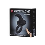 Pretty Love Klitoral Uyarıcılı Titreşimli Tavşan Penis Halkası - Görsel 8