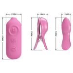 Romantic Wave - USB'den Şarjlı Titreşim & Elektro Şok Mandallı Göğüs Uyarıcı - Görsel 6