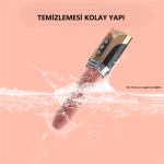 Şişirilebilir İleri Geri Hareketli USB Manyetik Şarjlı 23 cm İleri Geri Hareketli Titreşimli Dildo - Jose - Görsel 6