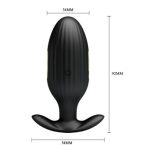 Telefon Kumandalı 12 Titreşim Fonksiyon & 3 Elektro Şoklu Teknolojik Anal Vajinal Vibratör - Görsel 7