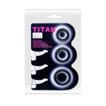Titan 3'lü Tırtıklı Penis Halkası - Görsel 12