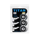 Titan 3'lü Tırtıklı Penis Halkası - Görsel 15