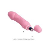 Titreşim Özellikli Vibratör Açık Pembe 13.5 cm Pretty Love - Görsel 6