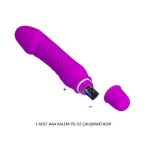 10 Titreşim Özellikli Vibratör Mor 13.5 cm - Görsel 6