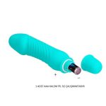 Titreşim Özellikli Vibratör Turkuaz 13.5 cm Pretty Love - Görsel 6