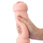 Traning Master Özel Dokulu Realistik Çift Taraflı Vajinal & Oral Masturbatör - Görsel 6
