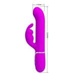 USB Manyetik Şarjlı 7 Titreşim 4 İleri Geri & 4 Rotasyon Fonksiyonlu Teknolojik G-Spot Vajinal Vibratör - Görsel 7