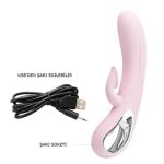 USB Şarjlı 12 Emme ve 12 Titreşim Fonksiyonlu 24 cm Teknolojik Vibratör- Nicola - Görsel 6
