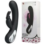 USB Şarjlı 12 Fonksiyonlu Klitoris Uyarıcılı Teknolojik Tavşan Vibratör - Webb - Görsel 8