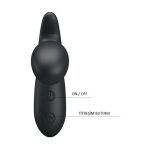 USB Şarjlı 30 Modlu Titreşimli Prostat Vibratör ve Anal Plug Siyah - Görsel 6