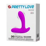 USB Şarjlı 30 Modlu Titreşimli Prostat Vibratör ve Anal Plug Mor - Görsel 7