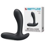USB Şarjlı 30 Modlu Titreşimli Prostat Vibratör ve Anal Plug Siyah - Görsel 8