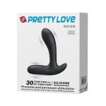 USB Şarjlı 30 Modlu Titreşimli Prostat Vibratör ve Anal Plug Siyah - Görsel 7