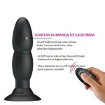 USB Şarjlı 4 Titreşim ve 4 Yuvarlanma Modlu Uzaktan Kumandalı Vibratör ve Anal Plug - Görsel 8