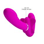 USb Şarjlı Çift Taraflı Strapon Teknolojik G-Spot Vajinal Vibratör - Görsel 7