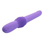 USB Şarjlı İleri Geri Hareketli Teknolojik Vibratör Mor - Pazuzu - Görsel 6