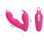 USB Şarjlı Uzaktan Kumandalı 12 Titreşim 4 Darbe Fonksiyonlu Teknolojik G-Spot Vajinal Eflatun Vibratör - Görsel 6