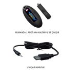 USB Şarjlı Uzaktan Kumandalı 4 Titreşim & 4 İleri Geri Hareketli Anal Plug - Görsel 6