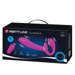 USB Şarjlı Uzaktan Kumandalı Elektro Şoklu Çift Taraflı Strapon Teknolojik G-Spot Vajinal Vibratör - Görsel 8