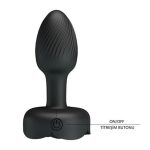 USB'den Manyetik Şarjlı 10 Farklı Titreşimli 5 Led Işıklı Silikon Anal Plug - Olman - Görsel 6