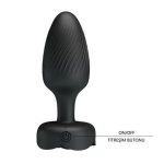 USB'den Manyetik Şarjlı 10 Farklı Titreşimli 5 Led Işıklı Silikon Anal Plug - Osborn - Görsel 6