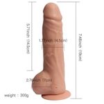 19 cm Belden Bağlamalı Titreşimli Realistik Dildo Penis Set - Görsel 12
