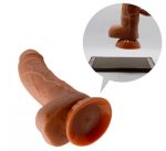 Yeni Nesil Çift Katmanlı 18 cm Realistik Dildo Penis - Görsel 7