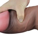 Yeni Nesil Çift Katmanlı 18,2 cm Realistik Kalın Dildo Penis - Görsel 7